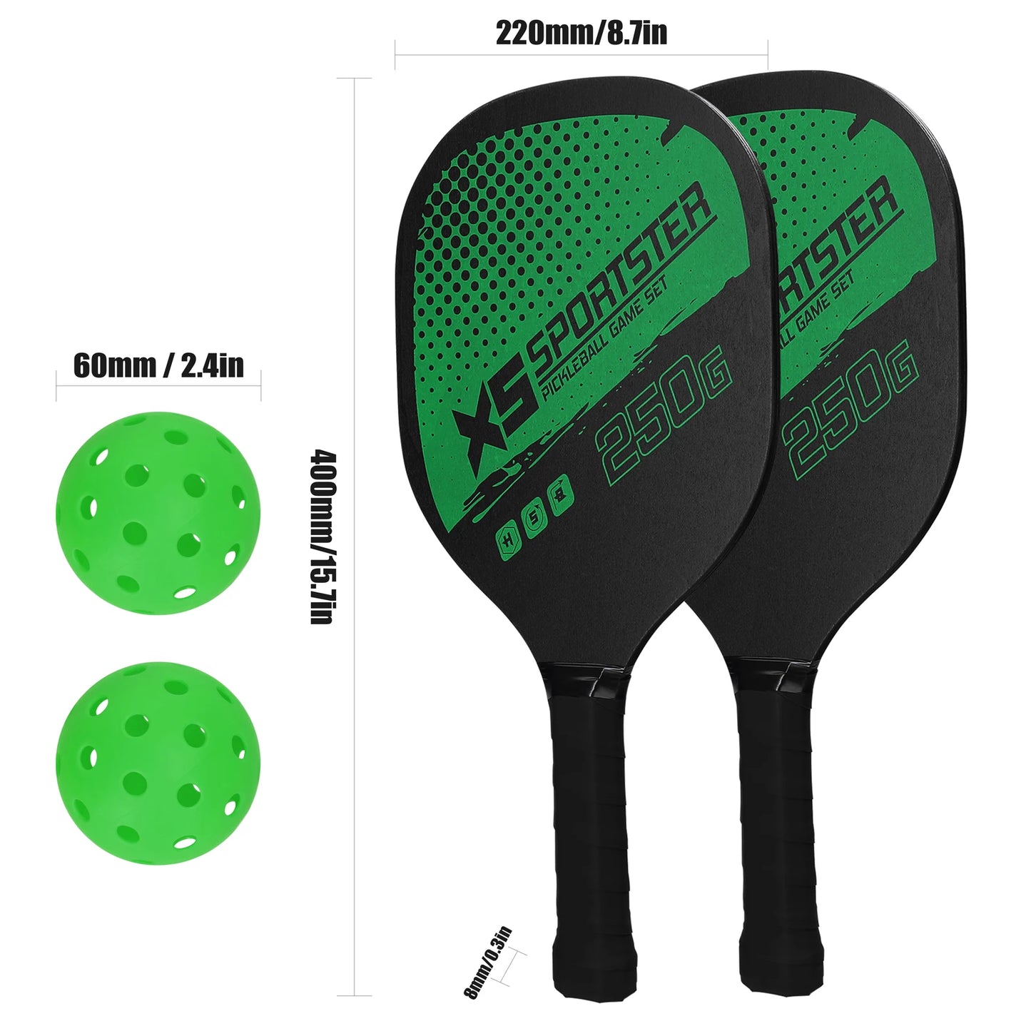 Premium Pickleball Paddles Set