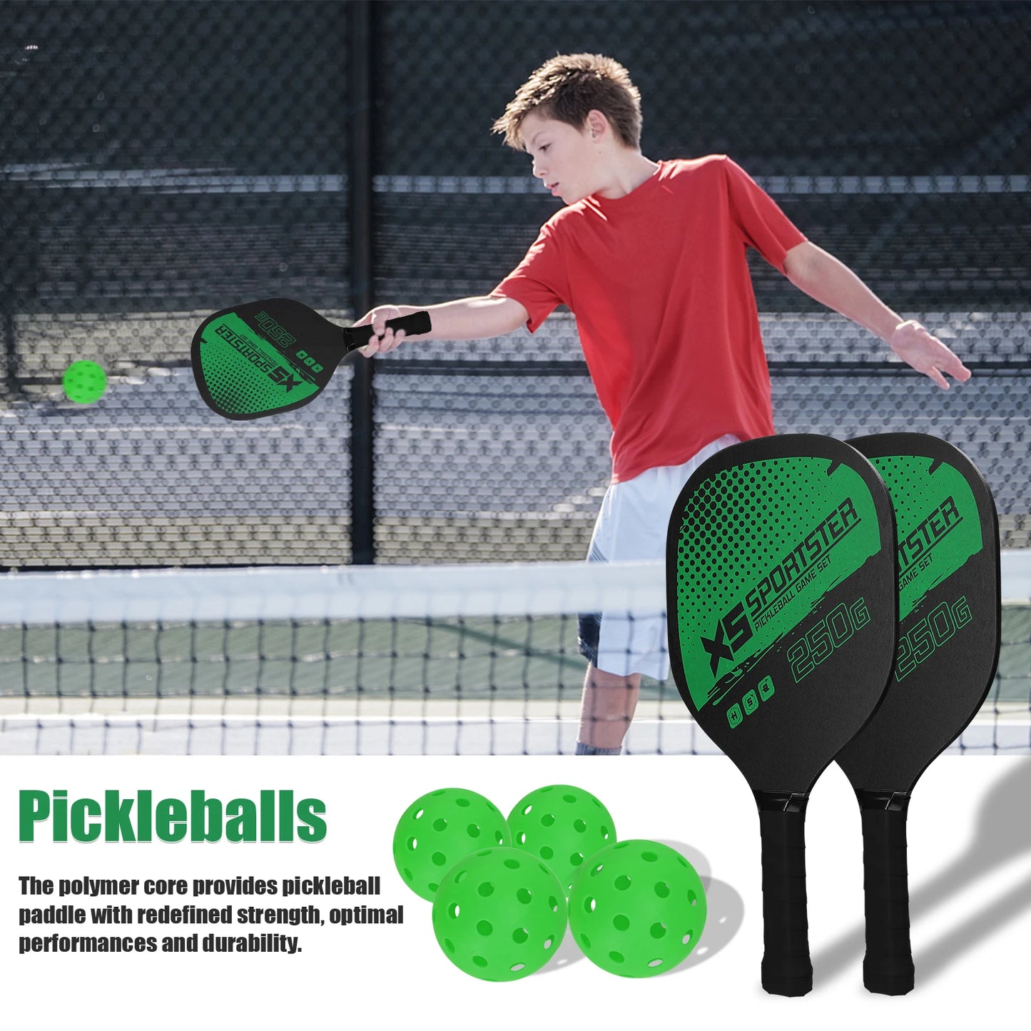 Premium Pickleball Paddles Set